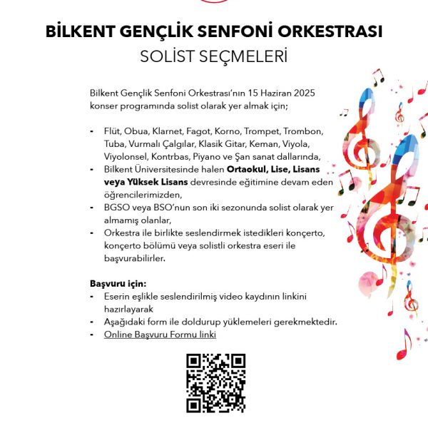 BGSO 2024-25 Bahar Solist Seçmeleri Duyurusu